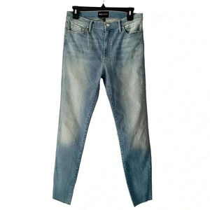 Black Orchid Jeans Women Size 29 Noah Ankle Fray Mid Rise Skinny Cropped Blue